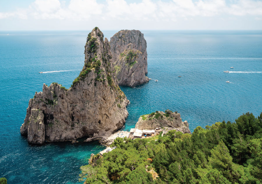 Boat tours in Capri